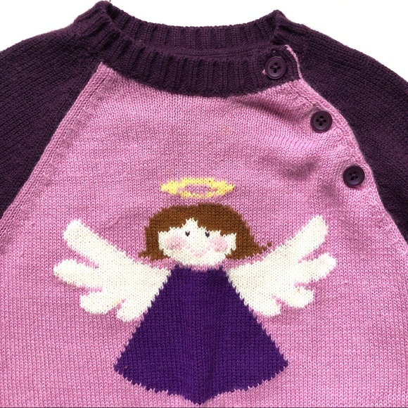 Baby Gap Toddler Girl Angel Pullover Sweater - 2T - Picture 2 of 6